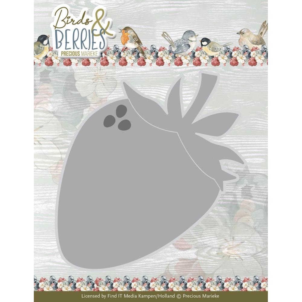 Find It Trading - Precious Marieke Die - Strawberry - Birds & Berries. Find It Trading dies can be used to make cards, scrapbook pages, tags, journals, planners, and other paper crafting projects. Available at Embellish Away located in Bowmanville Ontario Canada.