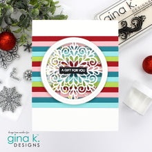 Cargar imagen en el visor de la galería, Gina K. Designs - Dies - Circle Shadow Shakers. These dies are compatible with most die cutting machines.  Follow the manufacturer&#39;s instructions for your specific machine for cutting wafer thin dies. Available at Embellish Away located in Bowmanville Ontario Canada. Card design by brand ambassador.
