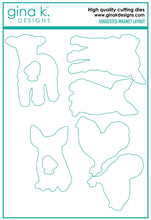 Load image into Gallery viewer, Gina K. Designs - Dies - Farmyard Friends. Our dies are compatible with most die cutting machines. Follow the manufacturer&#39;s instructions for your specific machine for cutting wafer thin dies. Available at Embellish Away located in Bowmanville Ontario Canada.
