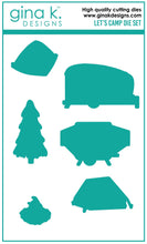 將圖片載入圖庫檢視器 Gina K. Designs - Stamps - Let&#39;s Camp. Let&#39;s Camp is a stamp set by Debrah Warner. This set is made of premium clear photopolymer and measures 6&quot; X 8&quot;. Made in the USA. Available at Embellish Away located in Bowmanville Ontario Canada.
