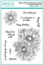 Charger l&#39;image dans la galerie, Gina K. Designs - Stamp Set - Thankful Heart. Thankful Heart is a stamp set by Hannah Drapinski. This set is made of premium clear photopolymer and measures 6&quot; X 8&quot;.   Made in the USA. Available at Embellish Away located in Bowmanville Ontario Canada.
