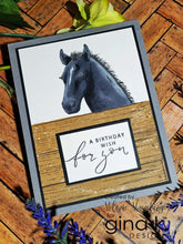 Load image into Gallery viewer,  Gina K. Designs - Stamp &amp; Die Set - Beautiful Barnyard. Melanie Muenchinger continues her nature series and follows up Farmyard Friends with the coordinating Beautiful Barnyard set. Available at Embellish Away located in Bowmanville Ontario Canada. Example by brand ambassador.
