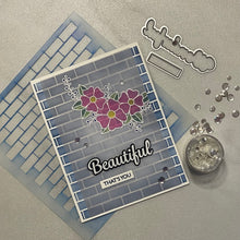 Cargar imagen en el visor de la galería, Gina K. Designs - Stamp &amp; Die Set - Positive Greetings. Positive Greetings is a stamp set by Debrah Warner. Use the die cuts to easily cut out your script to create layers and dimensions. Made in the USA. Made in the USA. Available at Embellish Away located in Bowmanville Ontario Canada. Card design by brand ambassador.
