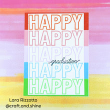Load image into Gallery viewer, Gina K. designs - Stamps - Whole Lotta Happy. Whole Lotta Happy is a stamp set by Beth Silaika. This set is made of premium clear photopolymer and measures 6&quot; X 8&quot;.  Made in the USA. Available at Embellish Away located in Bowmanville Ontario Canada. Example by Lara Rizzotto.
