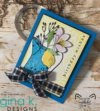 Charger l&#39;image dans la galerie, Gina K. Designs - Stamps - Life with Zest. Life With Zest is a stamp set by Lisa Hetrick. This set is made of premium clear photopolymer and measures 6&quot; X 8&quot;. Made in the USA. Coordinating die set sold separately.  Coordinating Dies: Life With Zest. Available at Embellish Away located in Bowmanville Ontario Canada.
