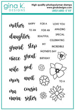 Load image into Gallery viewer, Gina K. Designs - Dies - Lovely Ladies. Our dies are compatible with most die cutting machines.  Follow the manufacturer&#39;s instructions for your specific machine for cutting wafer thin dies.  The Lovely Ladies Die set coordinates with the Lovely Ladies Stamp Set. Each sold separately. Made in USA. Available at Embellish Away located in Bowmanville Ontario Canada. Coordinating Stamp Set.
