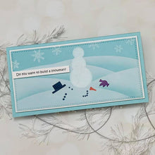 Load image into Gallery viewer, Gina K. Designs - Stamps - Winter Wonderland. Winter Wonderland is a stamp set by Beth Siliaka. This set is made of premium clear photopolymer and measures 6&quot; X 8&quot;.   Made in the USA. Available at Embellish Away located in Bowmanville Ontario Canada. - Slimline card designed by Gina K.

