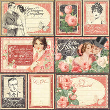 Load image into Gallery viewer, Graphic 45 - Collector&#39;s Edition Pack 8&quot;X8&quot; - Mon Amor. The perfect addition to your cards, scrapbooks and other paper crafts! This package contains 24 8x8 inch double-sided papers in 12 designs (two of each design). Archival quality. Made in USA. Available at Embellish Away located in Bowmanville Ontario Canada.
