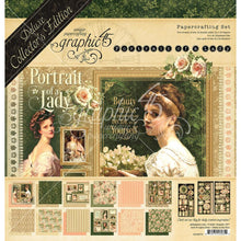 Charger l&#39;image dans la galerie, Graphic 45 - Deluxe Collector&#39;s Edition Pack 12&quot;X12&quot; - Portrait Of A Lady. This package contains twelve 12x12 double sided papers, 6x12 chipboard and one each of two 6x12 stickers. Available at Embellish Away located in Bowmanville Ontario Canada.
