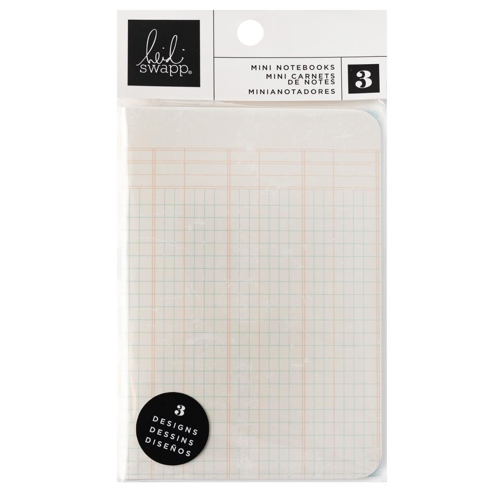 Heidi Swapp - Mini Blank Notebooks - 3/Pkg - Set Sail. Available at Embellish Away located in Bowmanville Ontario Canada.