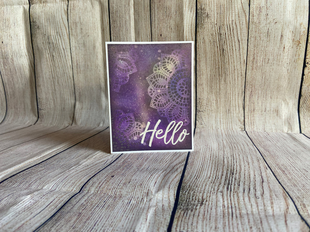 Intergalactic Hello Greeting Card