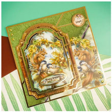 Load image into Gallery viewer, Hunkydory Crafts - Animal Kingdom - Second Season Luxury Topper Collection.  Take your crafting to the wild side with the Animal Kingdom Second Season Collection.  Available at Embellish Away located in Bowmanville Ontario Canada. Example 
