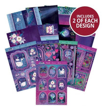 Load image into Gallery viewer, Hunkydory Crafts - Moonlit Moments Fabulous Finishes Luxury Topper Collection. Fabulous Finishes bring you a stunning purple foil unique to the Moonlit Moments Topper Collection. This purple foil is guaranteed to impress and make your projects stand out above the rest. Available at Embellish Away located in Bowmanville Ontario Canada.
