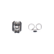 गैलरी व्यूवर में इमेज लोड करें, John Bead - Stainless Steel Earring Clutch 50/Pkg 5x3.5mm. Available in Bowmanville Ontario Canada. Shop online embellishaway.ca
