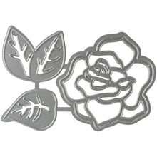 Load image into Gallery viewer, Spice up your next project with this die set. This package contains Rose/Leave: a set of three metal dies measuring between 1.5x1 inches and 2.5x2.5 inches. Imported. Available at Embellish Away located in Bowmanville Ontario Canada.
