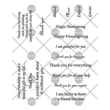 Load image into Gallery viewer, Maker Forte - Simple Sayings Cardstock 8.5&quot;X5.5&quot; - 4/Pkg - Thankful All Around. Perfect greetings for friendship, appreciation and Thanksgiving. Available at Embellish Away located in Bowmanville Ontario Canada.
