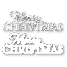Load image into Gallery viewer, Memory Box - Dies - Merry Christmas Posh Script. Available at Embellish Away located in Bowmanville Ontario Canada.
