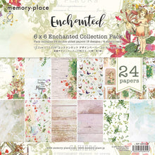 Charger l&#39;image dans la galerie, Memory Place - Double-Sided Paper Pack 6&quot;X6&quot; - 24/Pkg - Enchanted. This pack includes 6 designs, 4 sheets each. Made in Japan. Available at Embellish Away located in Bowmanville Ontario Canada.
