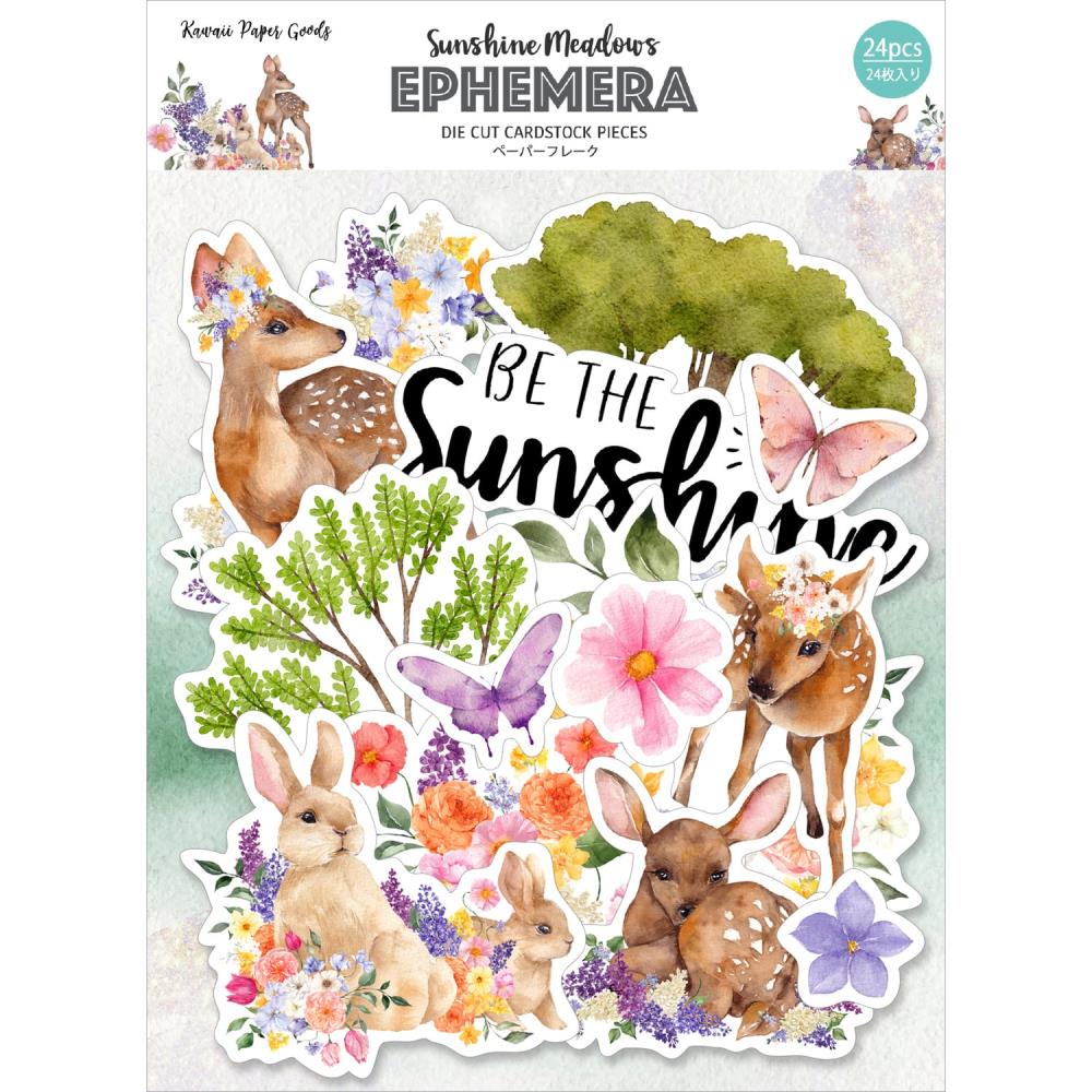 Memory Place - Ephemera Cardstock Die-Cuts - Sunshine Meadows. This package contains 24 pieces. Imported. Available at Embellish Away located in Bowmanville Ontario Canada.