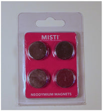 Load image into Gallery viewer, My Sweet Petunia - Super Magnets 4 Pack. The MISTI precision stamper has a magnetic base allowing these assisting magnets to give extra stabilization to your project while you stamp. Magnets are sold separate of the MISTI precision stamper and are priced per magnet. Because of their brittle nature, magnets will not be warrantied, replaced, returned, or exchanged. Magnet Strength N38. Available at Embellish Away located in Bowmanville Ontario Canada.
