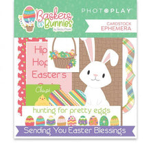 Load image into Gallery viewer, Photoplay - Baskets Of Bunnies - Ephemera Cardstock Die-Cuts. Available at Embellish Away located in Bowmanville Ontario Canada.

