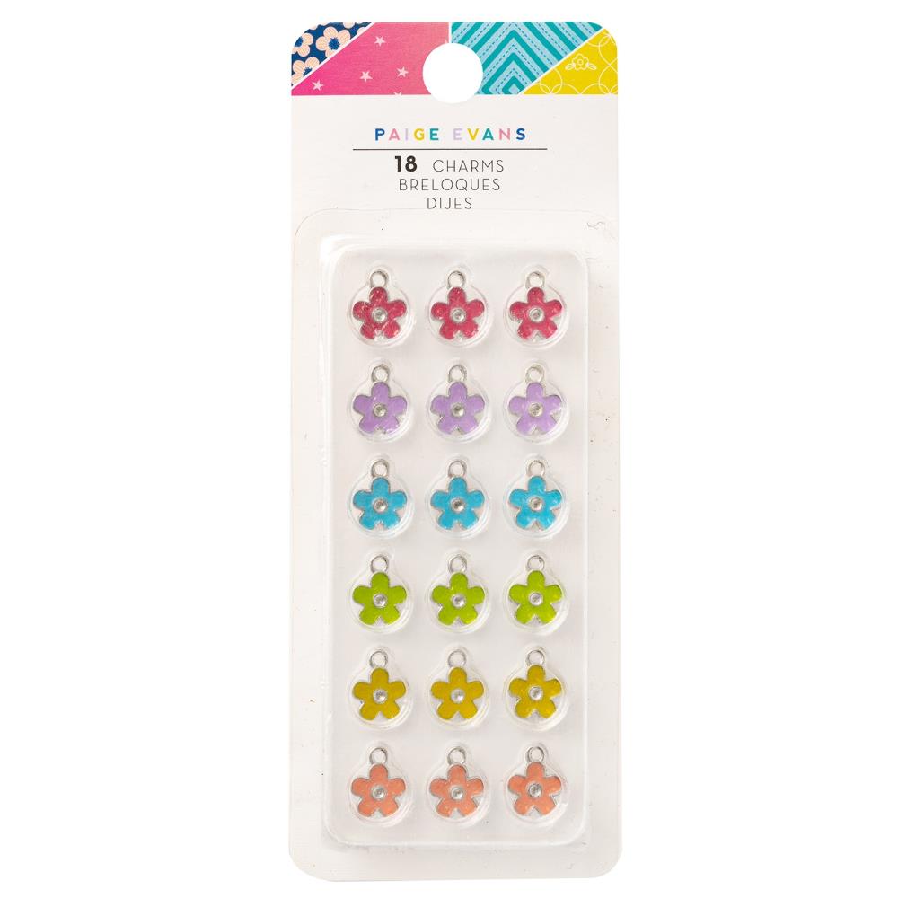 Paige Evans - Charms - 18/Pkg - Blooming Wild. Available at Embellish Away located in Bowmanville Ontario Canada.