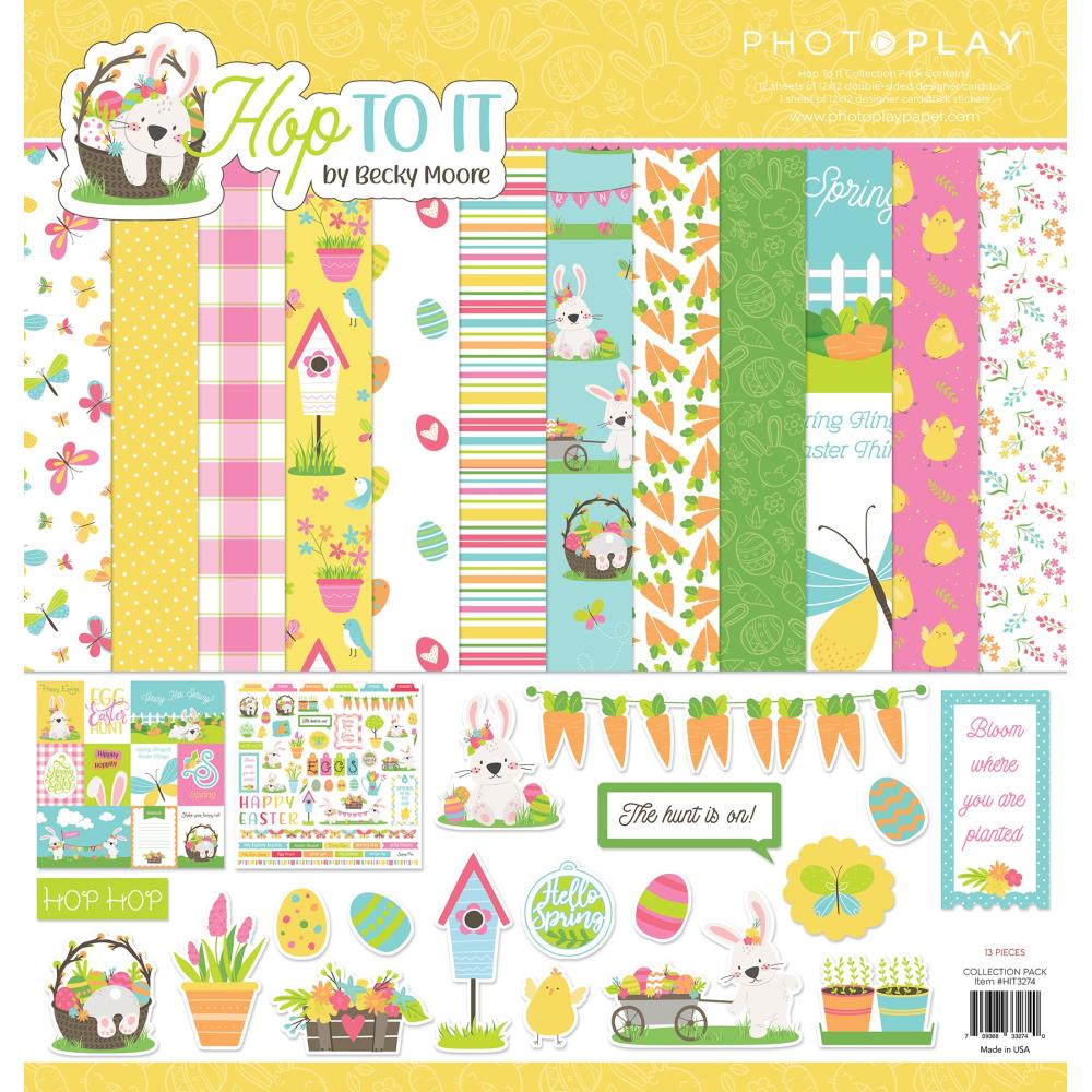 PhotoPlay - Collection Pack 12X12 - Hop To It. Available at Embellish Away located in Bowmanville Ontario Canada.