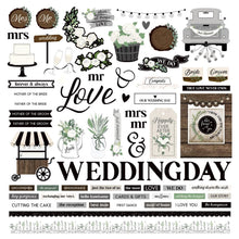 Load image into Gallery viewer, PhotoPlay - Collection Pack 12&quot;X12&quot; - Love &amp; Cherish. his package includes 12 Sheets of 12x12, 2 each and 1 12x12 Sticker Element Sheet.  Coordinating Options: Ephemera Die Cuts, Photopolymer Stamp, Etched Die, Stencil 6x6. Available at Embellish Away located in Bowmanville Ontario Canada.
