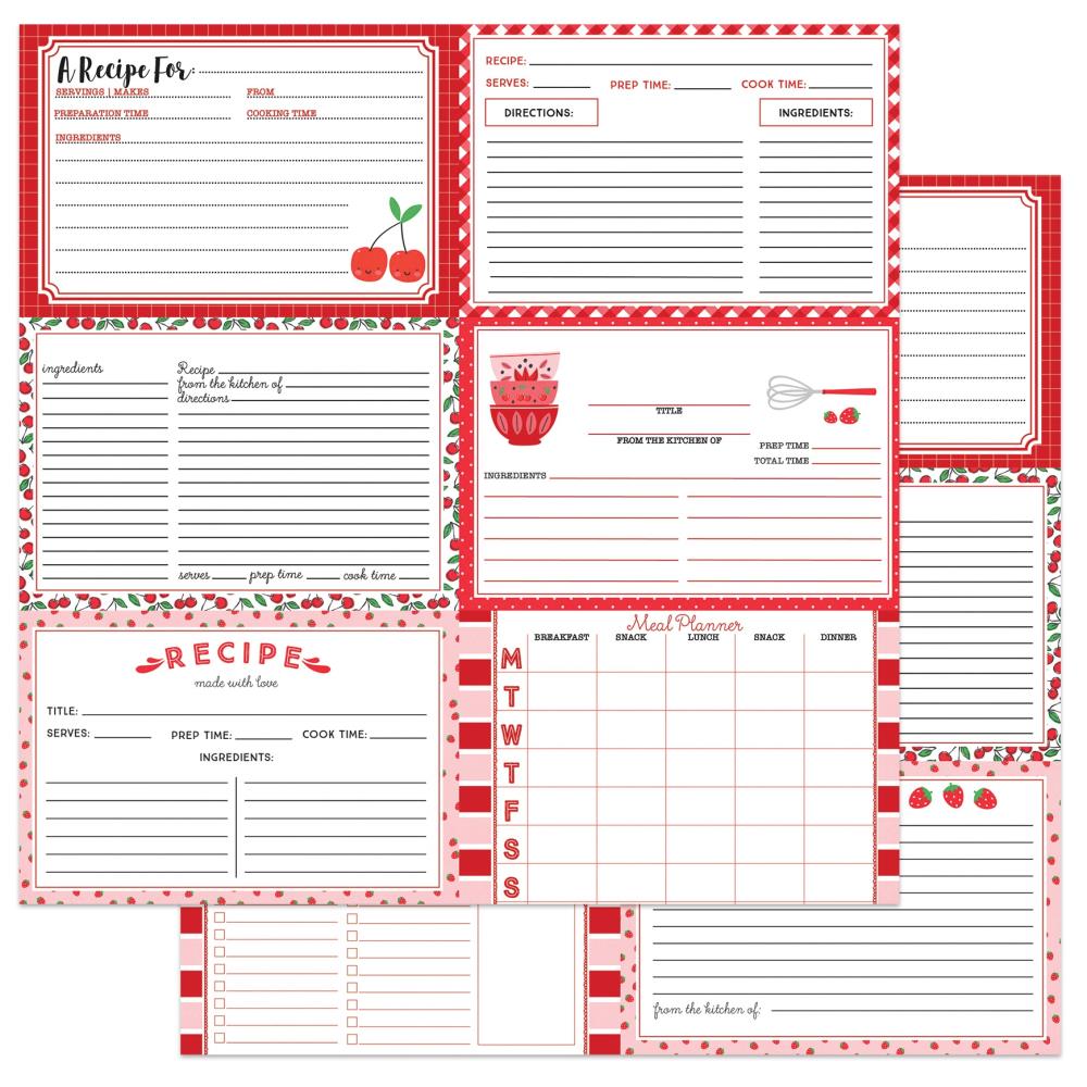 PhotoPlay - Recipe Cards Double-Sided Cardstock 12