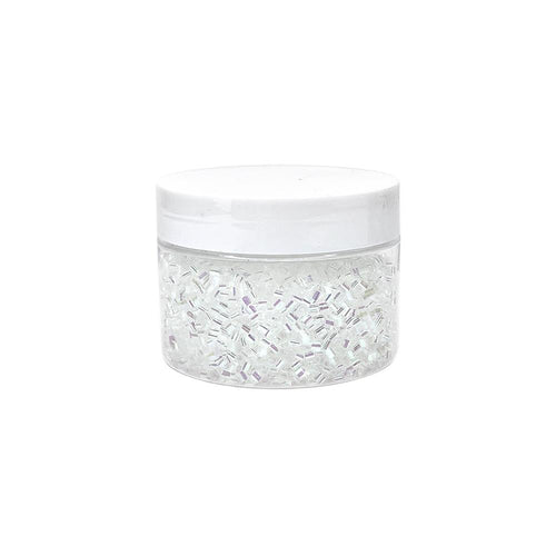Picket Fence - Shaker Garnish - 4oz - Iridescent Clear. Available at Embellish Away located in Bowmanville Ontario Canada.