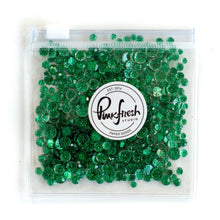 Load image into Gallery viewer, Pinkfresh - Glitter Drops Essentials. Perfect for adding glitzy accents to your crafting projects! Contains 1 pack of glitter embellishment drops in mixed sizes (3mm/4mm/5mm/6mm). Available in a variety of colors: each sold separately. Available at Embellish Away located in Bowmanville Ontario Canada. Jade.
