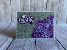 Load image into Gallery viewer, Simplistic Purple Christmas Greeting Card Set
