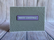 Load image into Gallery viewer, Simplistic Purple Christmas Greeting Card Set
