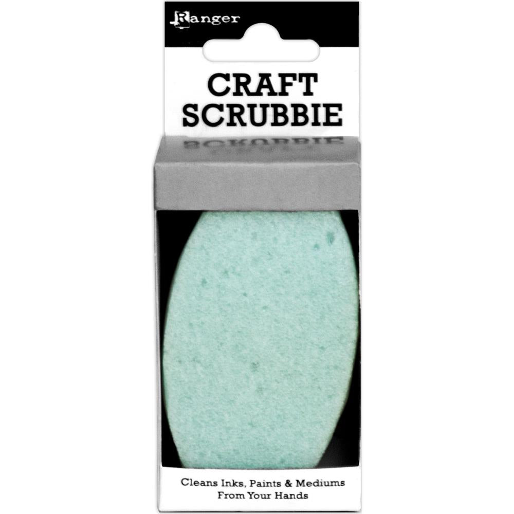 The Craft Scrubbie cleaning bar is a gentle and effective way to remove inks, paints, glues and other craft mediums from hands! It gently exfoliates most types of dye, solvent and permanent inks as well as paints and glues when used with soap and water. This 2x3.5x1.25 inch package contains one craft scrubbie. Imported. Available at Embellish Away located in Bowmanville Ontario Canada.