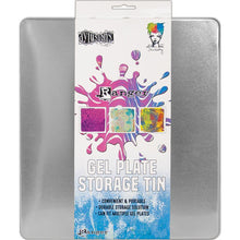 Charger l&#39;image dans la galerie, Ranger - Gel Press Plate - Storage Tin. The Gel Plate Storage Tin is the ideal storage solution for Gel Plates. Store and transport plates easily in this convenient hinged tin. Can fit multiple Gel Plates. Tin interior measures 11.6x10.2x.5 inches. This package contains one 10.5x11.75 inch gel plate storage tin. Available at Embellish Away located in Bowmanville Ontario.
