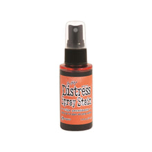 Load image into Gallery viewer, Tim Holtz - Distress Spray - Stain. Spray directly on porous surfaces a quick, easy ink coverage. Mist with water to blend color and get mottled effects. This package contains one 1.9oz. Comes in a variety of colors. Available at Embellish Away located in Bowmanville Ontario Canada. Ripe Persimmon.
