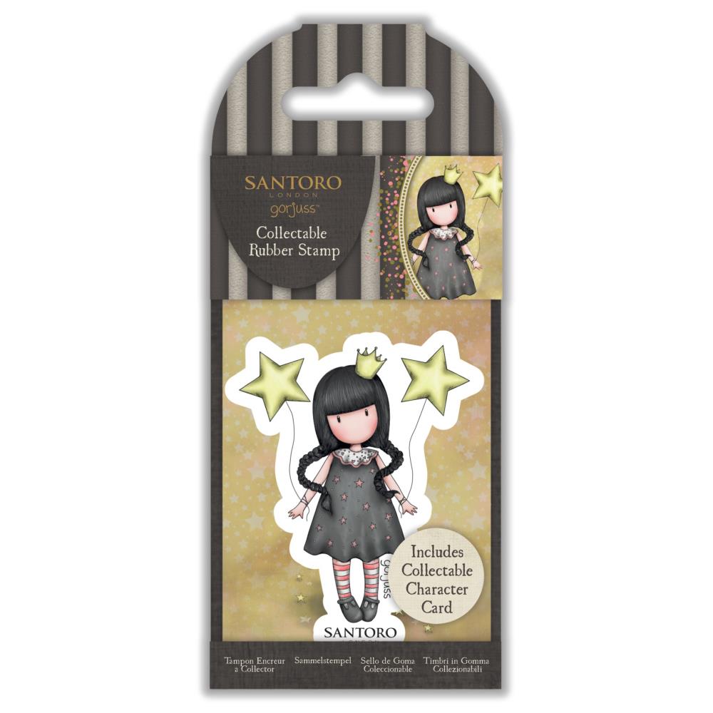 Santoro's Gorjuss - Rubber Stamp - No. 71 My Own Universe. Available at Embellish Away located in Bowmanville Ontario Canada.