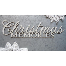 Load image into Gallery viewer, Scrapaholics - Laser Cut Chipboard - 2mm Thick - Christmas Memories - 2&quot;X6.5&quot;. Available at Embellish Away located in Bowmanville Ontario Canada.
