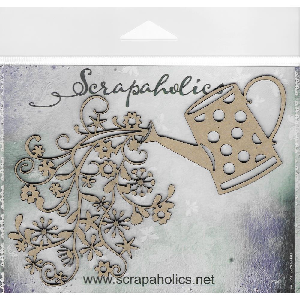 Scrapaholics - Laser Cut Chipboard 2mm Thick - Watering Can. Size 6