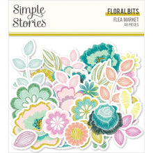 Cargar imagen en el visor de la galería, Simple Stories - Bits &amp; Pieces Die-Cuts - 48/Pkg - Flea Market - Floral. Die-Cuts are a great addition to scrapbook pages, greeting cards and more! The perfect embellishment for all your paper crafting needs! Available at Embellish Away located in Bowmanville Ontario Canada.
