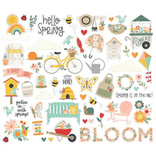 Load image into Gallery viewer, Simple Stories - Bits &amp; Pieces Die-Cuts - 61/Pkg - Full Bloom. Available at Embellish Away located in Bowmanville Ontario Canada.
