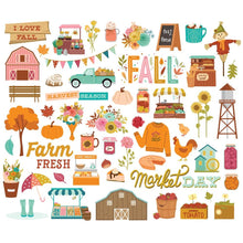 Cargar imagen en el visor de la galería, Simple Stories - Bits &amp; Pieces Die-Cuts - 55/Pkg - Harvest Market. Die-Cuts are a great addition to scrapbook pages, greeting cards and more! The perfect embellishment for all your paper crafting needs! Available at Embellish Away located in Bowmanville Ontario Canada.
