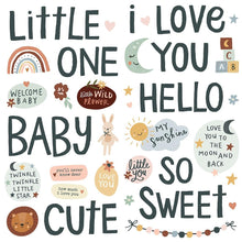 Charger l&#39;image dans la galerie, Simple Stories - Boho Baby - Foam Stickers - 35/Pkg. Available at Embellish Away located in Bowmanville Ontario Canada.

