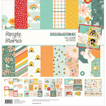 Charger l&#39;image dans la galerie, Simple Stories - Collection Kit 12&quot;X12&quot; - Full Bloom. This collection includes 12 sheets of double-sided 12x12 Designer Cardstock including cut apart Journal, Tags and Element Sheets 12x12 Cardstock Sticker Sheet with 90 stickers, total of 102 pieces. Made in USA. Available at Embellish Away located in Bowmanville Ontario Canada.
