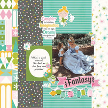 Load image into Gallery viewer, Simple Stories - Collection Kit 12&quot;X12&quot; - Say Cheese Tomorrow At The Park. This Collection includes 6 sheets of double-sided 12x12 Designer Cardstock including cut apart Element Sheets and a 12x12 Cardstock Sticker Sheet with 79stickers; 85 pieces. Available at Embellish Away located in Bowmanville Ontario Canada. Layout Example by Brand Ambassador.
