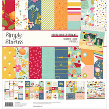Load image into Gallery viewer, Simple Stories - Collection Kit 12&quot;X12&quot; - Summer Lovin&#39;. Available at Embellish Away located in Bowmanville Ontario Canada.

