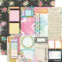 Load image into Gallery viewer, Simple Stories - Double-Sided Cardstock 12X12 - Single Sheets - Simple Vintage Life In Bloom. The perfect paper for scrapbook pages, greeting cards, bookmarks, gift cards, mixed media and more! Available in a variety of designs, each sold separately. Available at Embellish Away located in Bowmanville Ontario Canada. Journal Elements
