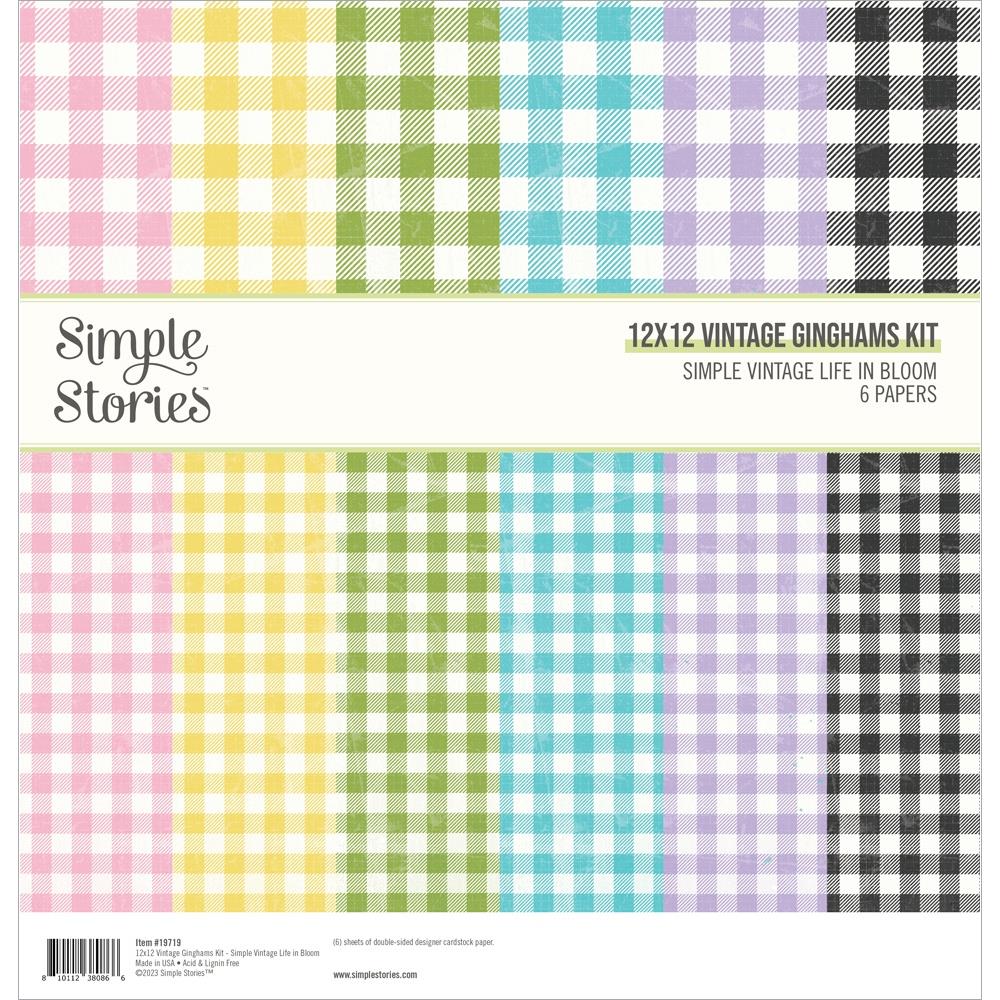 Simple Stories - Double-Sided Paper Pack 12