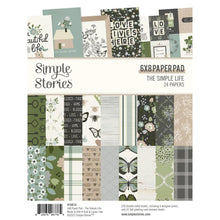 Load image into Gallery viewer, Simple Stories - Double-Sided Paper Pad 6&quot;X8&quot; - 24/Pkg - The Simple Life. This one of a kind collection are a high quality 65 pound printed designer cardstock perfect for use with scrapbooking, paper crafting, card making, planning, home decor and more! Available at Embellish Away located in Bowmanville Ontario Canada.

