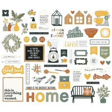 Load image into Gallery viewer, Simple Stories - Hearth &amp; Home - Bits &amp; Pieces Die-Cuts - 62/Pkg - Hearth &amp; Home. This package includes 62 Die Cut Cardstock Pieces. Made in USA. Available at Embellish Away located in Bowmanville Ontario Canada.
